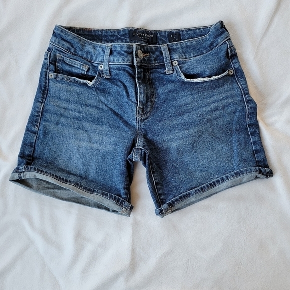 Lucky Brand The Roll Up denim shorts 0/25 - Picture 1 of 13